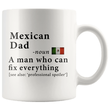 Load image into Gallery viewer, RobustCreative-Mexican Dad Definition Mexico Flag Fathers Day - 11oz White Mug family reunion gifts Gift Idea
