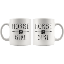 Load image into Gallery viewer, RobustCreative-New Mexico Horse Girl Mexican Shape Country for women - 11oz White Mug Racing Lover Gift Idea
