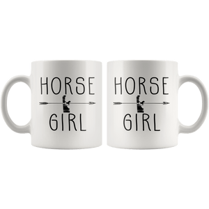 RobustCreative-Delaware Horse Girl Gifts Delawarean Shape Country for women - 11oz White Mug Racing Lover Gift Idea