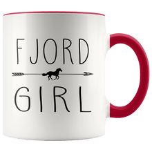 Load image into Gallery viewer, RobustCreative-Fjord Horse Girl Gifts Horses Lover Riding Racing - 11oz Accent Mug Riding Lover Gift Idea
