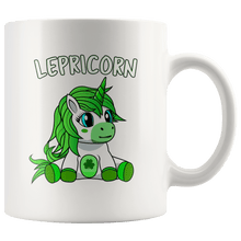 Load image into Gallery viewer, RobustCreative-Lepricorn Unicorn Leprechaun St Pattys Day for Kids - 11oz White Mug lucky paddys pattys day Gift Idea
