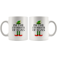 Load image into Gallery viewer, RobustCreative-Im The Step Daughter of Elves Family Matching Elf Outfits PJ - 11oz White Mug Christmas group green pjs costume Gift Idea
