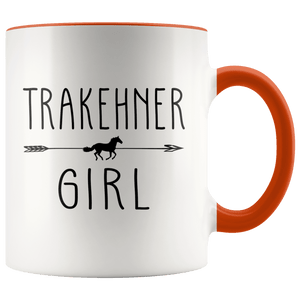 RobustCreative-Trakehner Horse Girl Gifts Horses Lover Riding Racing - 11oz Accent Mug Riding Lover Gift Idea