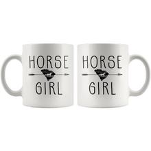 Load image into Gallery viewer, RobustCreative-South Carolina Horse Girl Gifts Carolinian Shape Country for women - 11oz White Mug Riding Lover Gift Idea
