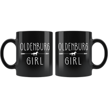 Load image into Gallery viewer, RobustCreative-Oldenburg Horse Girl Gifts Horses Lover Riding Racing - 11oz Black Mug Riding Lover Gift Idea
