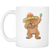 Load image into Gallery viewer, RobustCreative-Dabbing Chow Chow Dog in Sombrero - Cinco De Mayo Mexican Fiesta - Dab Dance Mexico Party - 11oz White Funny Coffee Mug Women Men Friends Gift ~ Both Sides Printed
