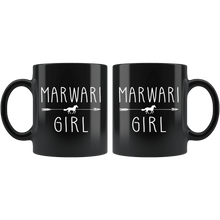 Load image into Gallery viewer, RobustCreative-Marwari Horse Girl Gifts Horses Lover Riding Racing - 11oz Black Mug Riding Lover Gift Idea
