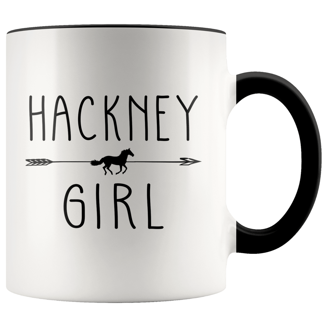 RobustCreative-Hackney Horse Girl Gifts Horses Lover Riding Racing - 11oz Accent Mug Riding Lover Gift Idea