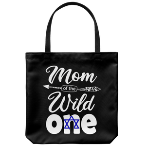 RobustCreative-Israeli Mom of the Wild One Birthday Israel Flag Tote Bag Gift Idea
