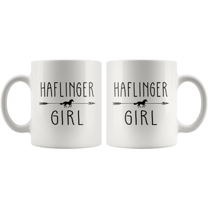 RobustCreative-Haflinger Horse Girl Gifts Horses Lover Riding Racing - 11oz White Mug Racing Lover Gift Idea