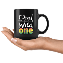 Load image into Gallery viewer, RobustCreative-Bolivian Dad of the Wild One Birthday Bolivia Flag Black 11oz Mug Gift Idea
