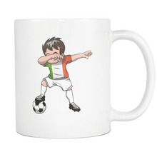 Load image into Gallery viewer, RobustCreative-Dabbing Soccer Boys Italy Italian Rome Gift National Soccer Tournament Game 11oz White Coffee Mug ~ Both Sides Printed
