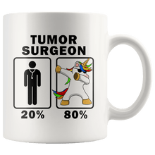 Load image into Gallery viewer, RobustCreative-Tumor Surgeon Dabbing Unicorn 80 20 Principle Graduation Gift Mens - 11oz White Mug Medical Personnel Gift Idea
