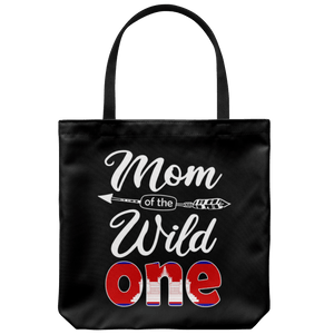 RobustCreative-Cambodian Mom of the Wild One Birthday Cambodia Flag Tote Bag Gift Idea