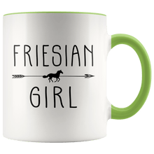 Load image into Gallery viewer, RobustCreative-Friesian Horse Girl Gifts Horses Lover Riding Racing - 11oz Accent Mug Riding Lover Gift Idea
