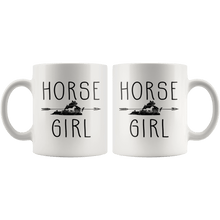 Load image into Gallery viewer, RobustCreative-Virginia Horse Girl Gifts Virginian Shape Country for women - 11oz White Mug Riding Lover Gift Idea
