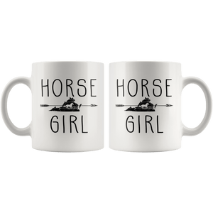 RobustCreative-Virginia Horse Girl Gifts Virginian Shape Country for women - 11oz White Mug Riding Lover Gift Idea