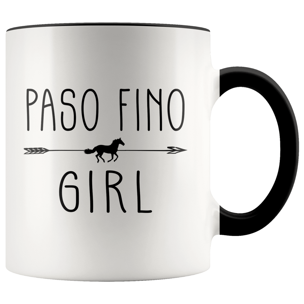 RobustCreative-Paso Fino Horse Girl Gifts Horses Lover Riding Racing - 11oz Accent Mug Riding Lover Gift Idea