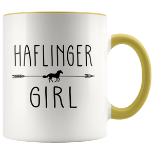 RobustCreative-Haflinger Horse Girl Gifts Horses Lover Riding Racing - 11oz Accent Mug Racing Lover Gift Idea