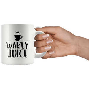 RobustCreative-Coffee  The Wakey Juice Funny Coworker Saying Gift Idea White 11oz Mug Gift Idea