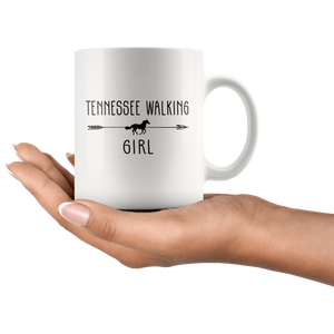 RobustCreative-Tennessee Walking Horse Girl Gifts Horses Lover Riding Racing - 11oz White Mug Racing Lover Gift Idea