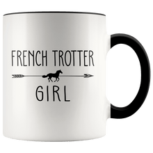 Load image into Gallery viewer, RobustCreative-French Trotter Horse Girl Gifts Horses Lover Riding Racing - 11oz Accent Mug Riding Lover Gift Idea
