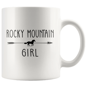 RobustCreative-Rocky Mountain Horse Girl Gifts Horses Lover Riding Racing - 11oz White Mug Riding Lover Gift Idea