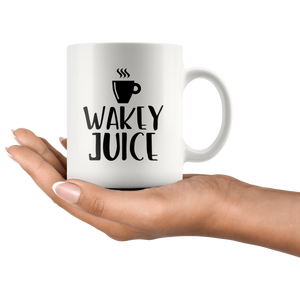 RobustCreative-Coffee  The Wakey Juice Funny Coworker Saying Gift Idea White 11oz Mug Gift Idea