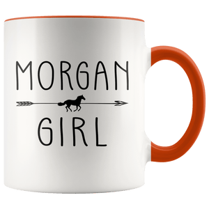 RobustCreative-Morgan Horse Girl Gifts Horses Lover Riding Racing - 11oz Accent Mug Racing Lover Gift Idea