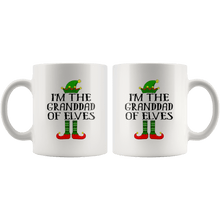 Load image into Gallery viewer, RobustCreative-Im The Granddad of Elves Family Matching Elf Outfits PJ - 11oz White Mug Christmas group green pjs costume Gift Idea
