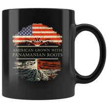Load image into Gallery viewer, RobustCreative-Panamanian Roots American Grown Fathers Day Gift - Panamanian Pride 11oz Funny Black Coffee Mug - Real Panama Hero Flag Papa National Heritage - Friends Gift - Both Sides Printed
