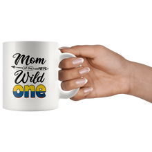 Load image into Gallery viewer, RobustCreative-Colombian Mom of the Wild One Birthday Colombia Flag White 11oz Mug Gift Idea
