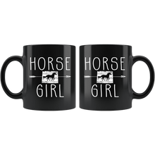 Load image into Gallery viewer, RobustCreative-Colorado Horse Girl Gifts Coloradan Shape Country for women - 11oz Black Mug Riding Lover Gift Idea
