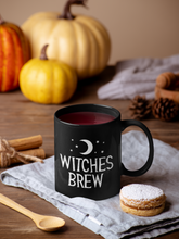 Load image into Gallery viewer, RobustCreative-Witches Brew Mug Hallowee Witch Gifts Witchy Coffee Mugs Beverage Black Ceramic 11oz Gothic Cup

