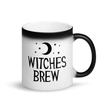 Load image into Gallery viewer, RobustCreative-Witches Brew Mug Halloween Witch Gifts Witchy Coffee Mugs Beverage Matte Black Magic Heat Sensitive Color Changing Mug
