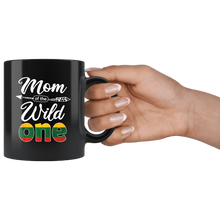 Load image into Gallery viewer, RobustCreative-Lithuanian Mom of the Wild One Birthday Lithuania Flag Black 11oz Mug Gift Idea
