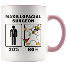 Load image into Gallery viewer, RobustCreative-Maxillofacial Surgeon Dabbing Unicorn 80 20 Principle Graduation Gift Mens - 11oz Accent Mug Medical Personnel Gift Idea
