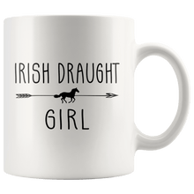 Load image into Gallery viewer, RobustCreative-Irish Draught Horse Girl Gifts Horses Lover Riding Racing - 11oz White Mug Riding Lover Gift Idea
