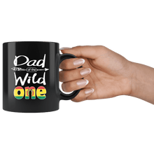 Load image into Gallery viewer, RobustCreative-Bolivian Dad of the Wild One Birthday Bolivia Flag Black 11oz Mug Gift Idea
