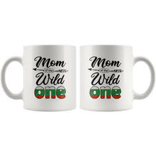 Load image into Gallery viewer, RobustCreative-Bulgarian Mom of the Wild One Birthday Bulgaria Flag White 11oz Mug Gift Idea
