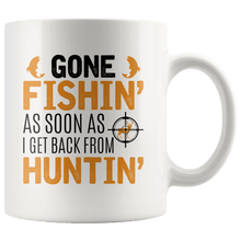 Load image into Gallery viewer, RobustCreative-Hunting &amp; Fishing Gift for Hunters Love Hunt Fish - 11oz White Mug deer elk duck bear coyote pheasant coon turkey bird Gift Idea

