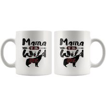 Load image into Gallery viewer, RobustCreative-Strong Mama of the Wild One Wolf 1st Birthday Wolves - 11oz White Mug wolves lover animal spirit Gift Idea
