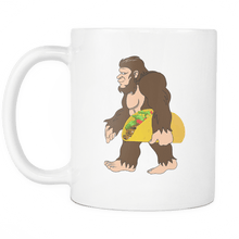 Load image into Gallery viewer, RobustCreative-Bigfoot Tacos - Cinco De Mayo Mexican Fiesta - No Siesta Mexico Party - 11oz White Funny Coffee Mug Women Men Friends Gift ~ Both Sides Printed
