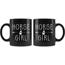 Load image into Gallery viewer, RobustCreative-New Hampshire Horse Girl Hampshirite Shape Country for women - 11oz Black Mug Racing Lover Gift Idea
