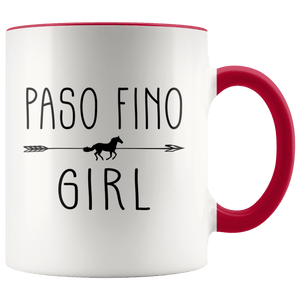 RobustCreative-Paso Fino Horse Girl Gifts Horses Lover Riding Racing - 11oz Accent Mug Riding Lover Gift Idea