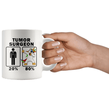 Load image into Gallery viewer, RobustCreative-Tumor Surgeon Dabbing Unicorn 80 20 Principle Graduation Gift Mens - 11oz White Mug Medical Personnel Gift Idea
