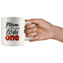 Load image into Gallery viewer, RobustCreative-Chinese Mom of the Wild One Birthday China Flag White 11oz Mug Gift Idea
