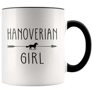 RobustCreative-Hanoverian Horse Girl Gifts Horses Lover Riding Racing - 11oz Accent Mug Riding Lover Gift Idea