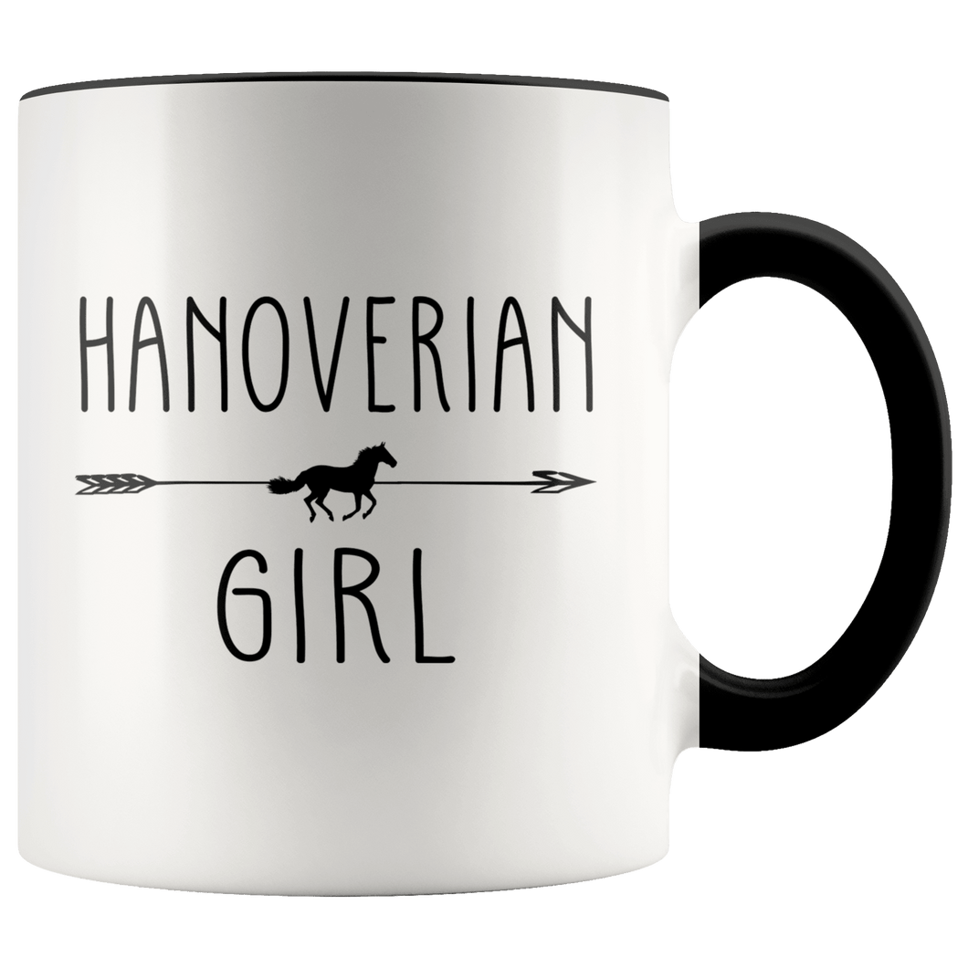 RobustCreative-Hanoverian Horse Girl Gifts Horses Lover Riding Racing - 11oz Accent Mug Riding Lover Gift Idea