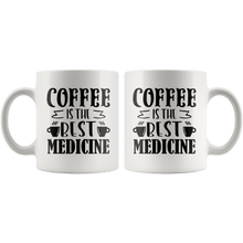 Load image into Gallery viewer, RobustCreative-Coffee is the best medicine for doctor and nurse - 11oz White Mug barista coffee maker Gift Idea
